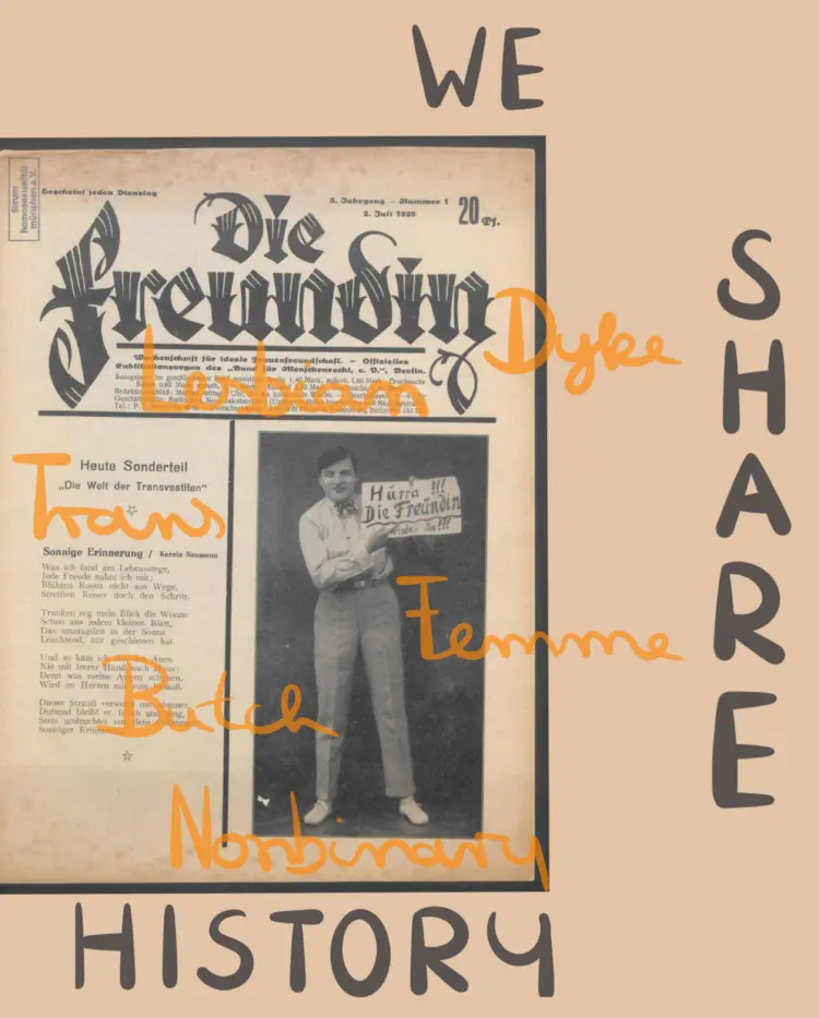 Jona Wendel. Źródło: Forum Queeres Archiv München